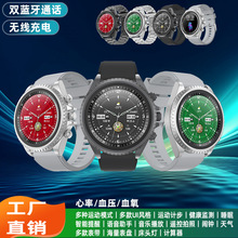 2025跨境智能手表⌚蓝牙通话健康监测信息提醒语音助手电话多功能