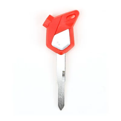 Magnetic Key Blank, Motorcycle Key - left-red