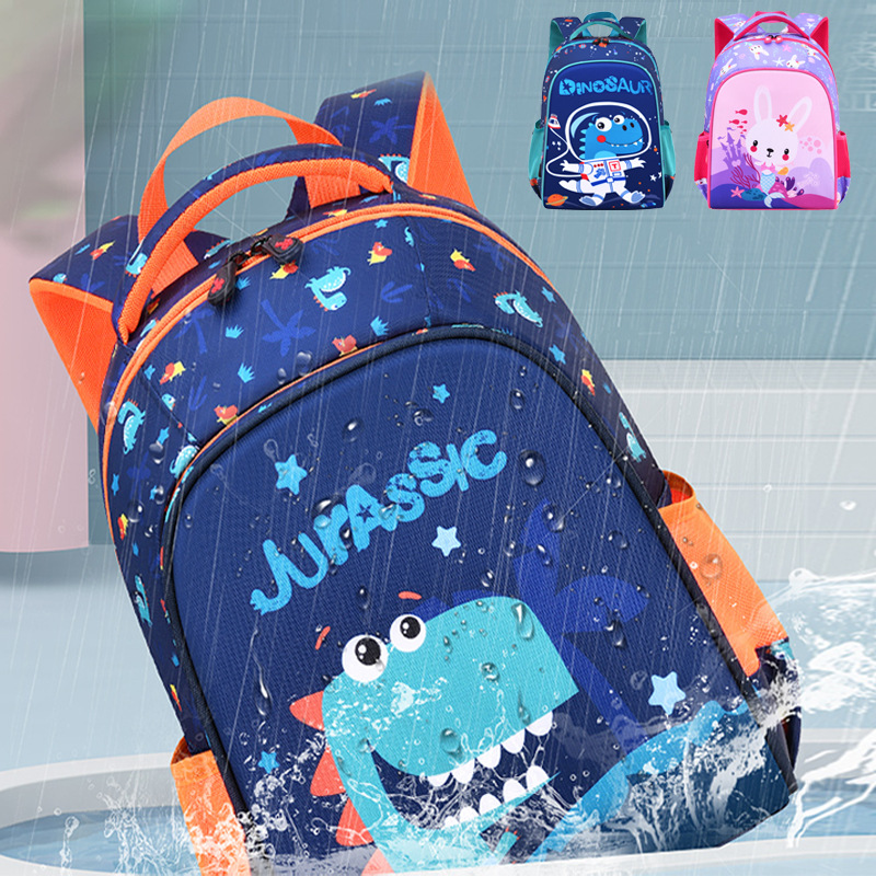 Taipan 1-2 grade men and women pupil schoolbag customized Printing logo children Lightening Spinal Backpack