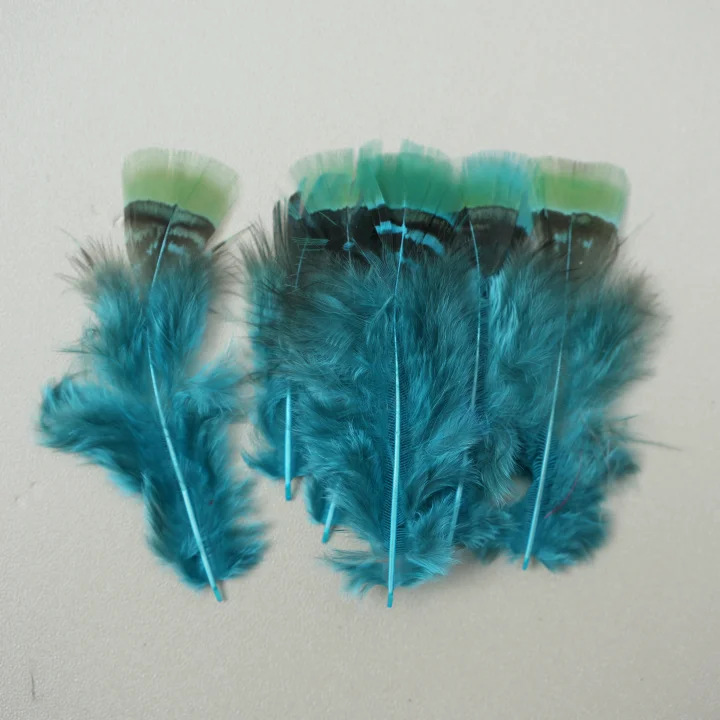Plumas pequeñas al por mayor de plumas de faislo natural decorativas plumas artesanías bricolaje materiales hechos a mano divertidos accesorios de joyería de palo de gato