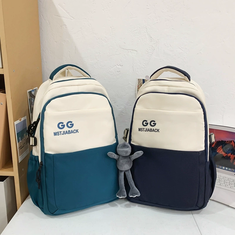 Capacious backpack for leisure for men and women, bag for traveling, Korean style