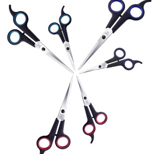 Factory direct barber scissors flat scissors home children's hair salon hairdressing professional hair bangs thin cutting tools