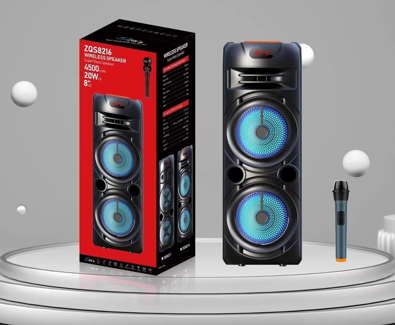 国境を越えたダブル8インチbluetoothスピーカー無線マイクフラッシュライト広場舞大音響オートマチックs8220メーカー現物供給|undefined