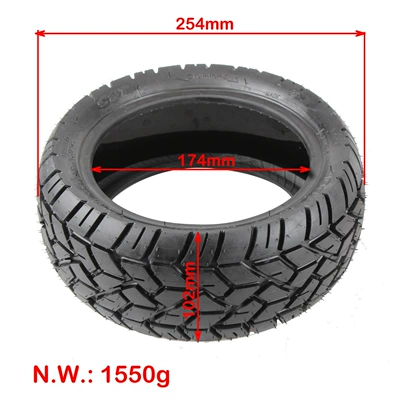 Original Tire 100/55-7 Vacuum Elektrikli avtomobil şinləri