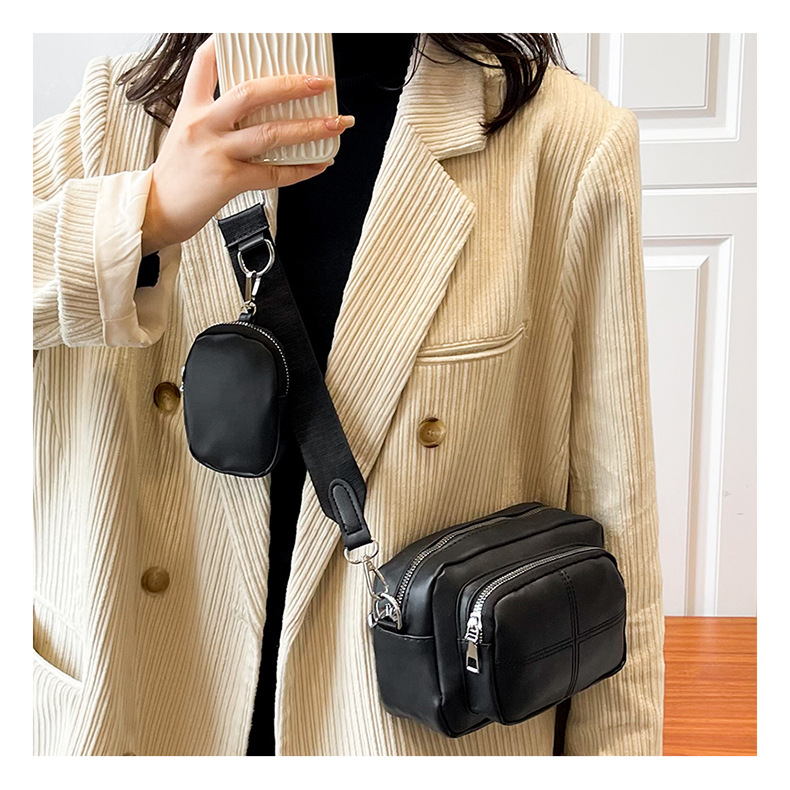 Nowa, mała, popularna torba listonoszka Baigou Box Nylon na jedno ramię dla kobiet_voghion.com