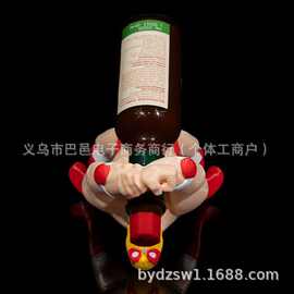跨境新品巴斯科辣椒酱持有者形象酒架