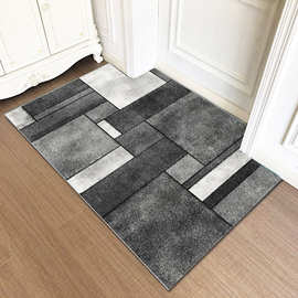 简约门口水晶绒脚垫进门地垫家用入户垫子耐脏吸水现代门垫地毯