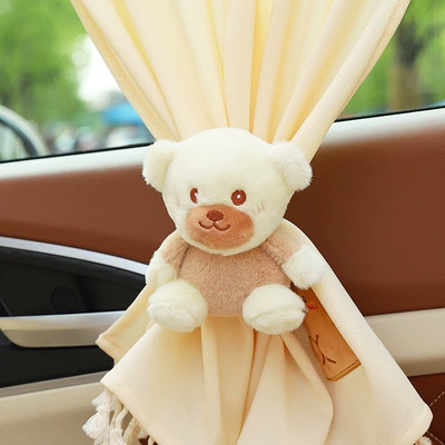 Sun shade – curtain car sunshade - little-bear-curtain-button