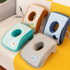 2022 New Summer Multi-functional Ice Silk Slow Recovery Memory Foam Back Support Neck Pillow Student Nap Pillow