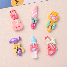 卡通diy树脂配件饰品少女武器奶油胶手工制发夹手机壳鞋扣配饰批