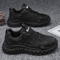 Dad's shoes 2025 autumn mesh breathable wear-resistant casual shoes tire sole sports running shoes cross-border men's shoes