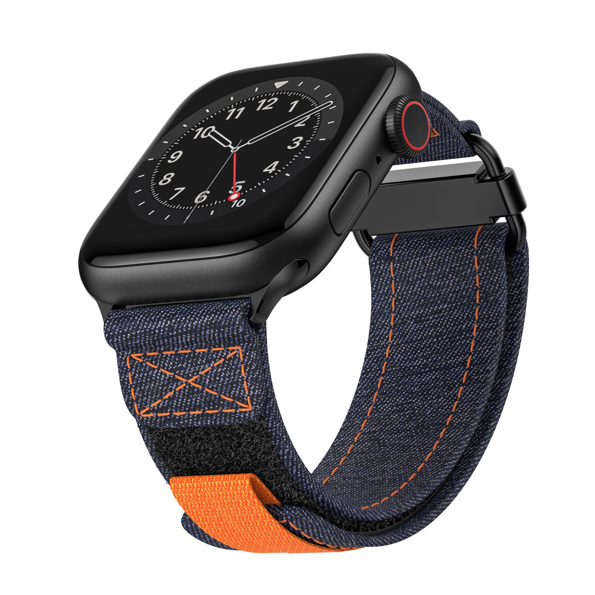 [Yiqixin] adecuado para Samsung/Apple Correa applewatch moda lazo lienzo velcro