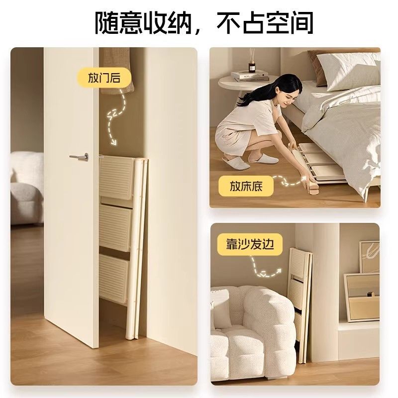 Escalera para el hogar, plegable, telescópica, interior, escalera en espiga multifunción, escalera ligera pequeña, escalera plegable de cuatro o cinco pasos