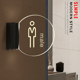 ���b�p���l���g�T��LEDϴ���g�l���־��WCָʾ����Ů��������