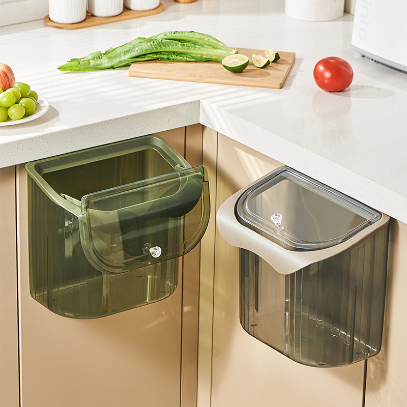 A Great Helper for Mom to Cut Vegetables. Internet Celebrity Popular Household Kitchen Wall-Mounted Trash Can. Kitchen Waste Wall-Mounted Trash Can