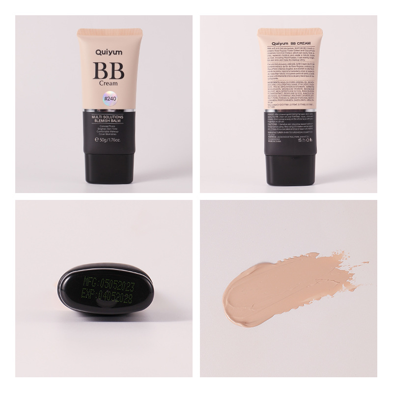 Cross-border QUIYUM BB Cream (Color Box) 50g Moisturizing Concealer without smudging manufacturer's stock wholesale undefined
