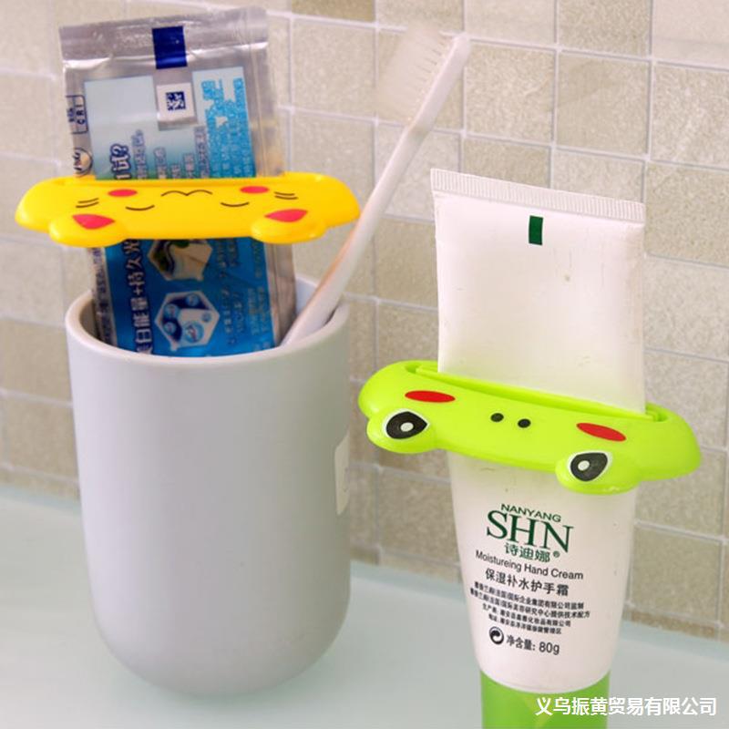 3挤牙膏器韩版创意时尚卡通手动牙膏挤压器懒人化妆品洗面奶挤压|ru