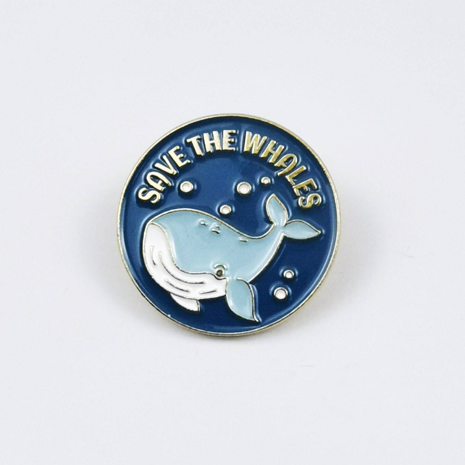Insignia creativa de animales marinos Dibujos animados linda forma regalo joyería broche transfronterizo ins metal ropa collar