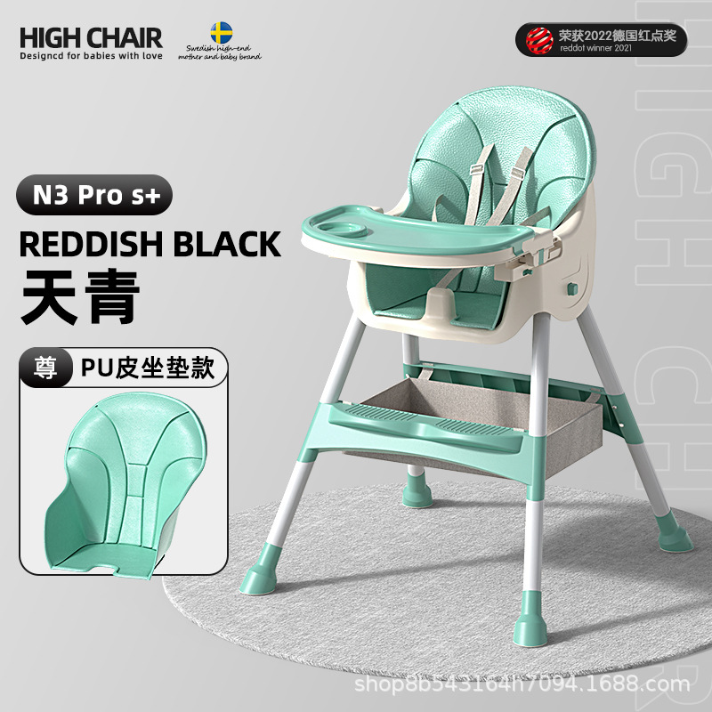 silla de comedor multifuncional para bebés plegable para comer silla de comedor doméstica conveniente silla de comedor silla de comedor para niños