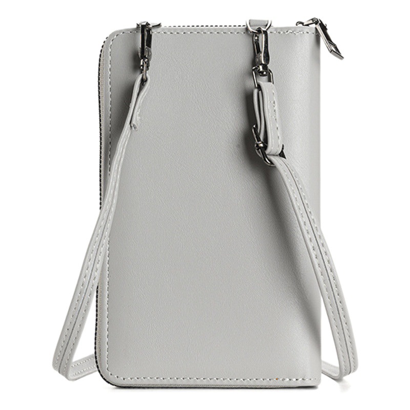 2023 nueva bolsa de teléfono móvil de las mujeres tejidas bolsa de mensajero de hombro multifuncional Comercio exterior transfronterizo larga cartera multi-tarjeta