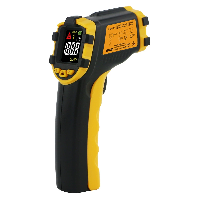 Инфракрасный термометр Xima, промышленный термометр, пистолет, бытовой, температура масла для выпечки, температура воды, кондиционер, детектор подогрева пола AE320