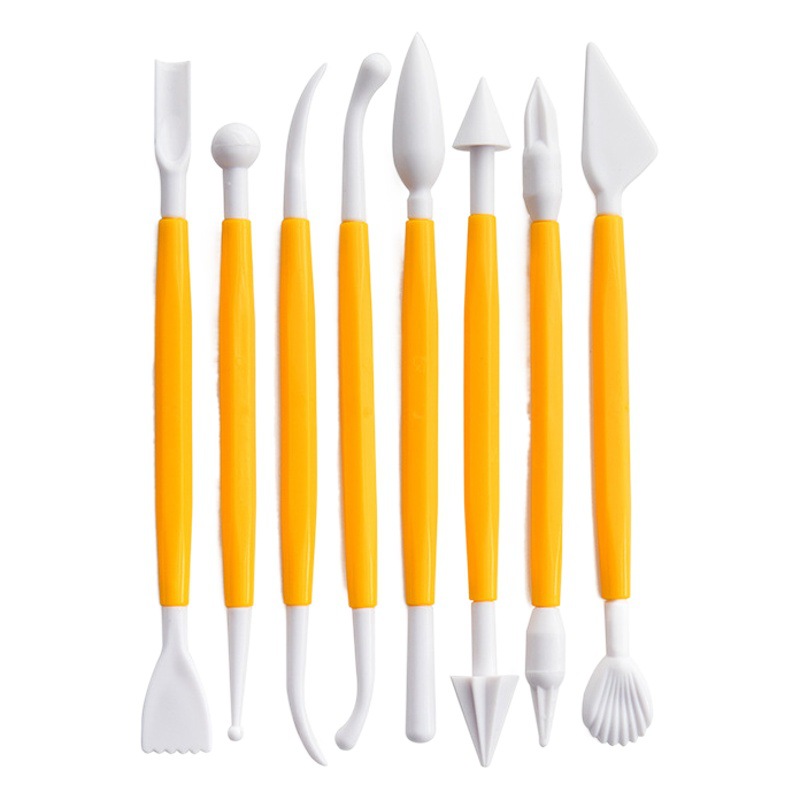 Piedra herramientas de arcilla plástica 39 unidades traje cerámica sangría bricolaje suave arcilla modelado muñeca conformación tallado punto taladro pluma