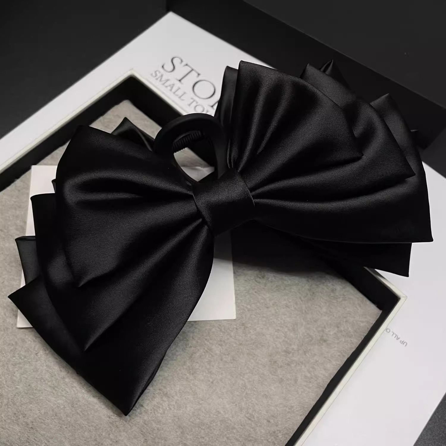 Oversized 20cm Bow Headwear High Sense Back of Head Hair Grab 2023 Hairpin Grab Clip New Princess at large