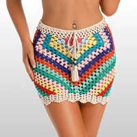 Внешняя торговля AliExpress Amazon ручная вязка крючком пляжная юбка бикини сексуальная юбка Mini