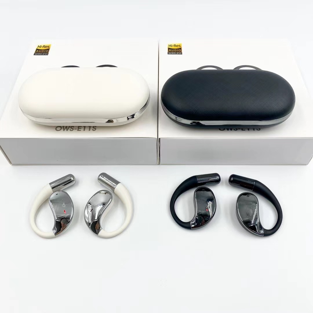 2024 nuevos auriculares Bluetooth E11S de alta calidad de sonido OWS no entren en el oído deportivo inalámbrico de larga duración image 4