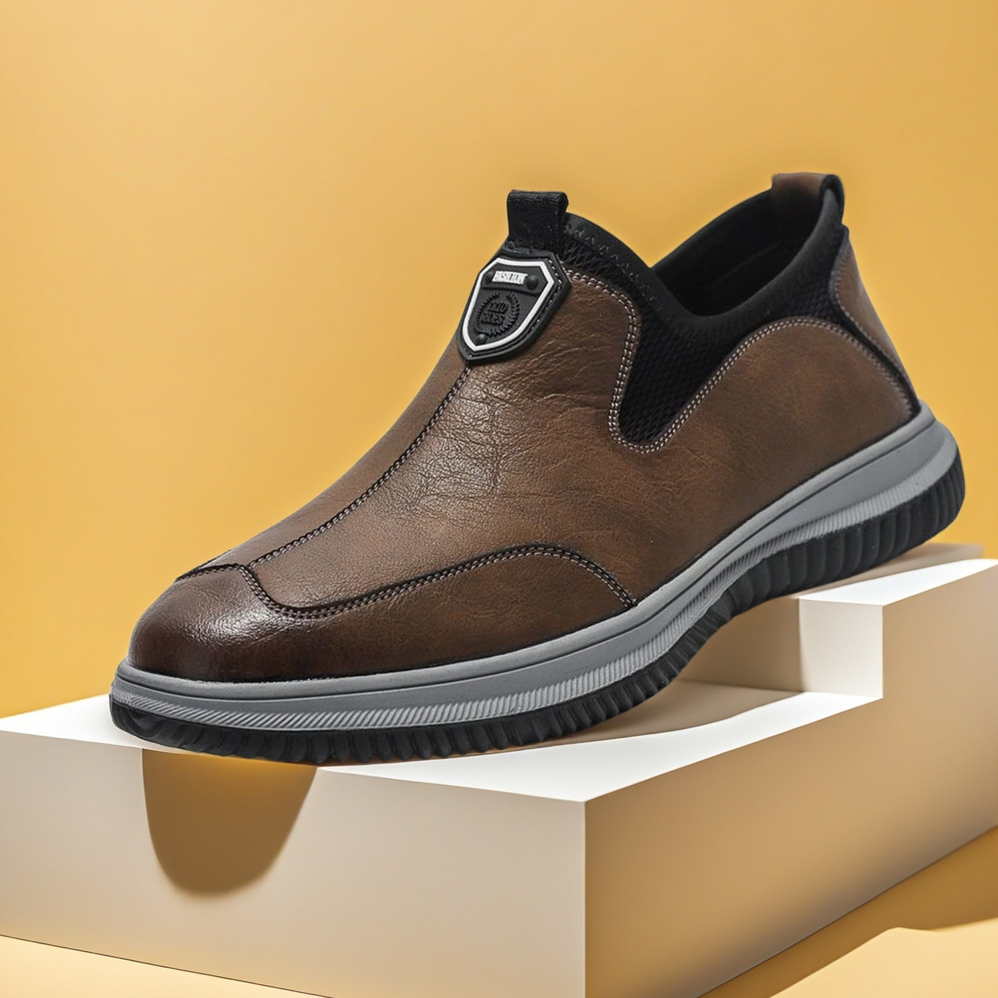 [High-End Export Leather Shoes] Spring and Autumn Men's Cross-Border Casual Leather Shoes, Work Shoes, Soft-Soled Soft-Surface Business Leather Shoes