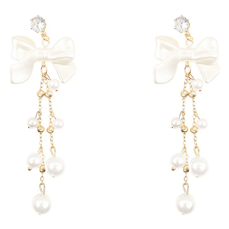 Европейские и американские ретро длинные модные серьги с кисточками для женщин, высококачественные серьги в стиле ins, популярные серьги