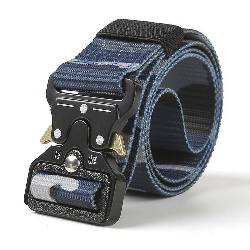 [Snake Buckle Alloy] Blue Camouflage