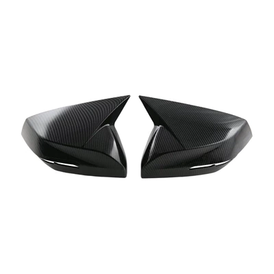for 23 models of Geely Boyue: Other Car Modifications - carbon-fiber-pattern-cow-horn-rearview-mirror-cover