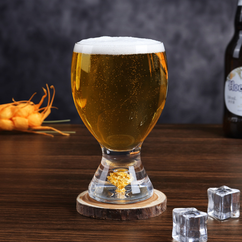 Taza de cerveza artesanal de alta calidad de lujo, taza de cerveza de trigo, taza de vidrio red doméstica, taza de bebida fría creativa, taza de vino única