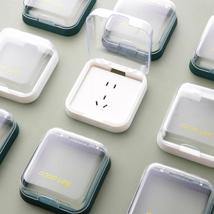 Type 86 Switch Waterproof Cover Socket Protective Cover Bathroom Toilet Power Socket Waterproof Box Rainproof Adhesive Type