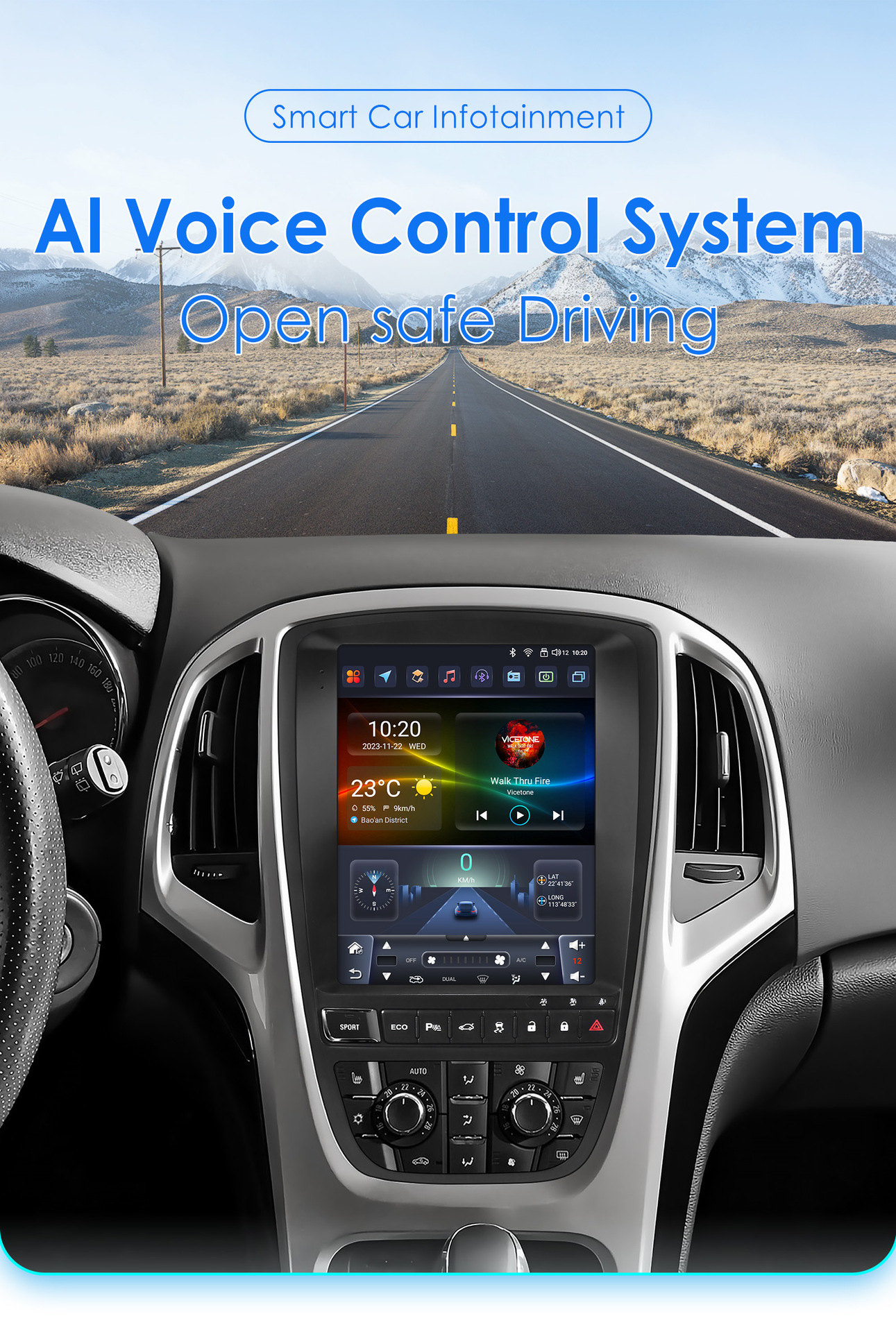 Suitable for Buick yinglang 09-15 vertical screen car Carplay Android navigation all-in-one machine