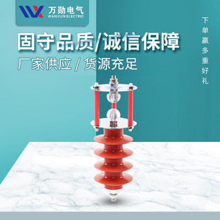 HY5CX-10KV high voltage zinc oxide arrester line type HY5CX-17/42F outer clearance lightning protector