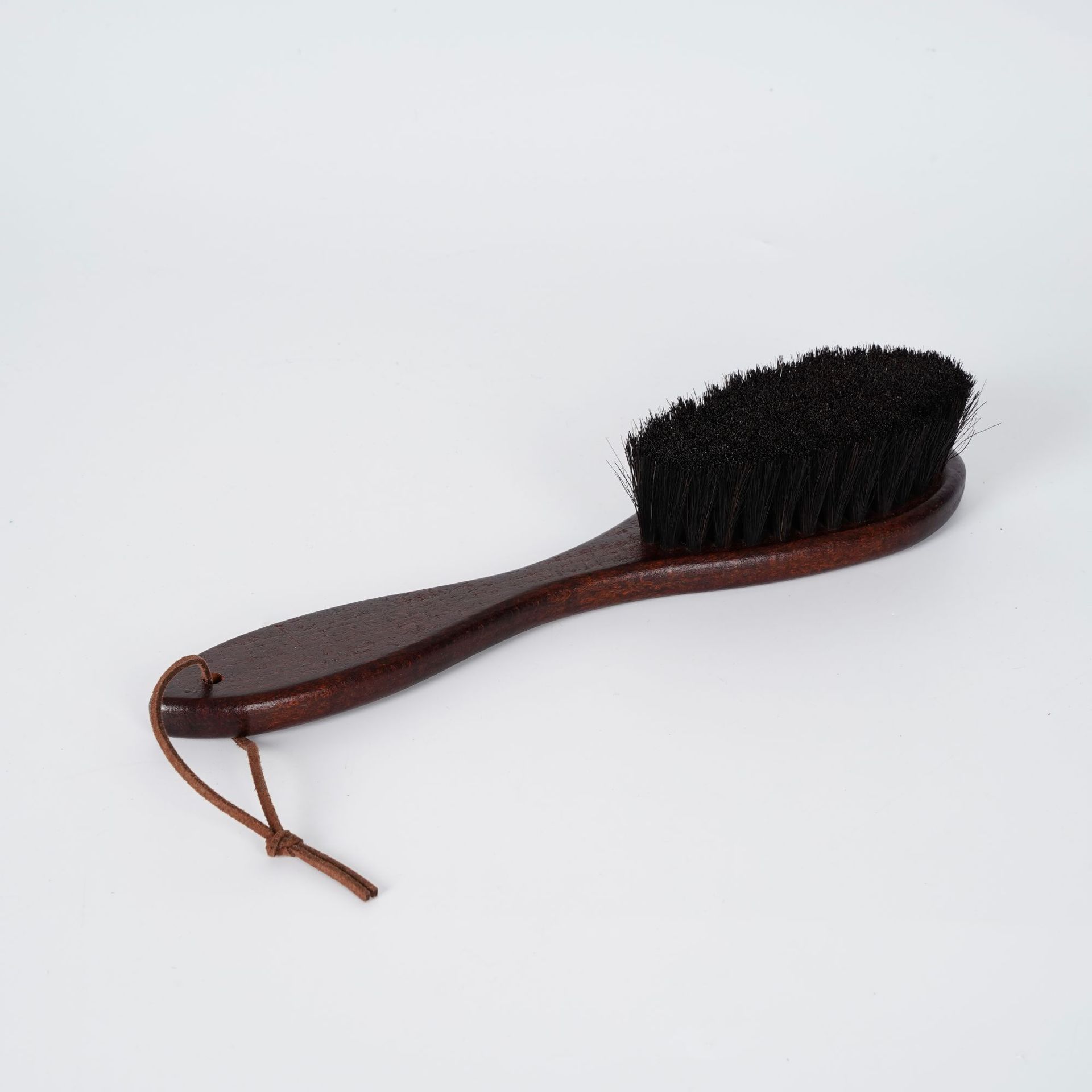 Cepillo de Zapatos de Pelo de Caballo de Madera de Haya, Descontaminación y Cuidado, para Calzado y Ropa