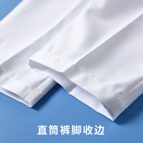 Children's suit pants, boys' white suit pants, elementary school uniform pants, summer thin trousers, performance clothes, dress pants