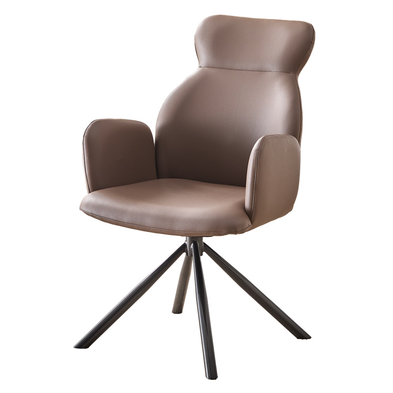 Silla de comedor de estilo europeo silla de oficina confortable 360 grados giratorios para dormitorios silla giratoria de computadora doméstica
