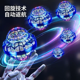 Летающий шар с LED-подсветкой магнитный для улицы