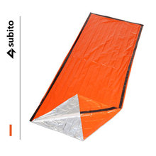 戶外PE鋁膜應急睡袋 保溫急救求生反光帳篷 防臟防潮墊
