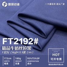 100D牛奶丝拉架180g涤氨泳装弹力汗布 T恤瑜伽服可复合针织面料
