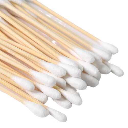 Double-ended disposable cotton swabs for ear removal, cotton swabs, makeup removal, makeup hygiene, ear removal cotton swabs, cotton wood swabs