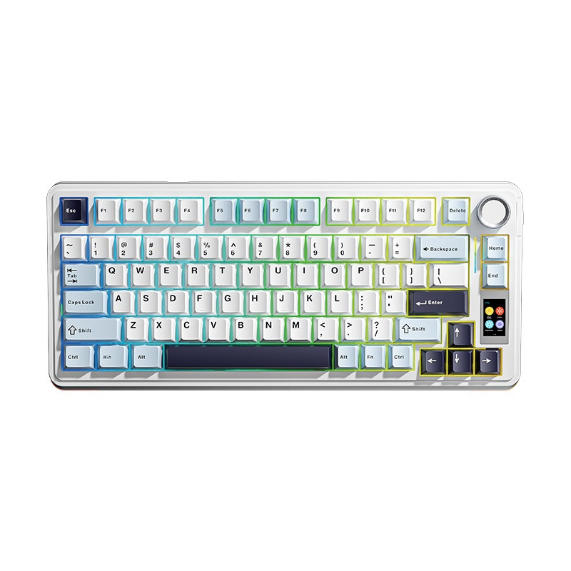 Wolf Spider S75Pro Mechanical Keyboard Three-Mode Hot-Swappable Rgb Customized Gasket Gaming Office Keyboard