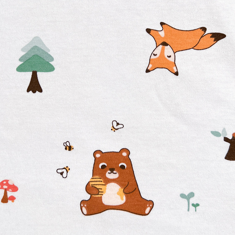 ニット綿綿綿毛布プリント赤ちゃん精櫛プリント枕カバー生地赤ちゃん下着tシャツニット生地|undefined
