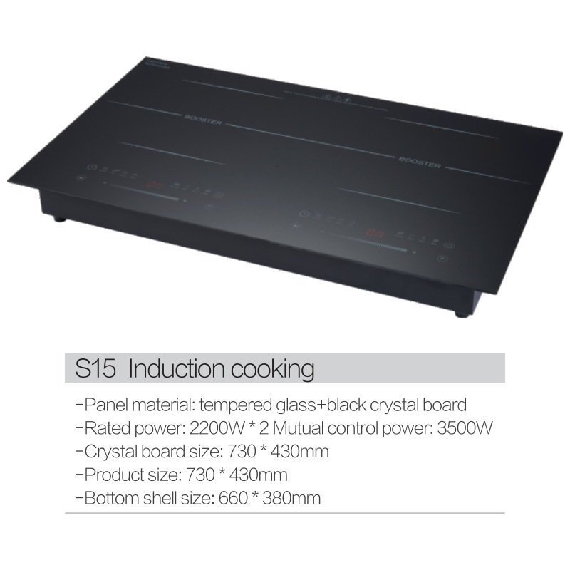 Ceramic Induction Cooker Double Burner Built-in Electric Stove_voghion.com