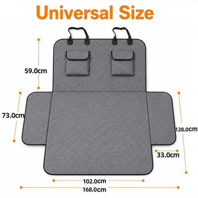 26 New Models of Amazon Trunk Dog Mats, Universal Car Pet Mats, Anti-Dirt and Waterproof Car Dog Seat Cushions in Stock (Trunk Mat) - grey-10218959cm