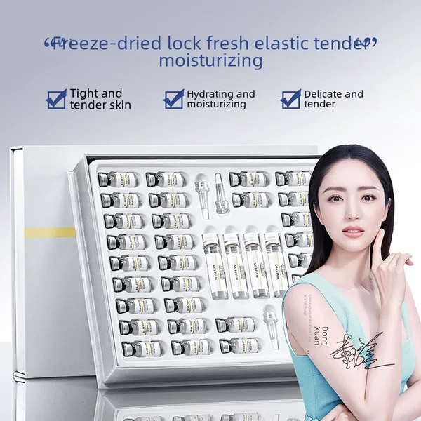 Baizhentang Oligopeptide Freeze-Dried Powder Moisturizing and Shrinking Pores Beauty Salon Special Freeze-Dried Powder Kit Skin Care Products Wholesale