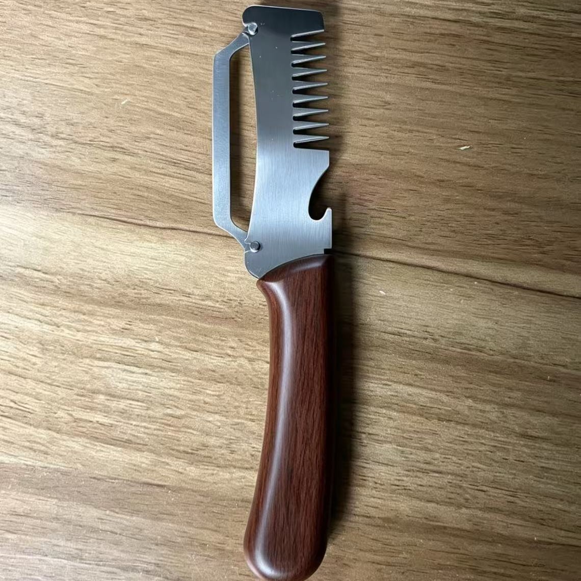 FCM de alta calidad multifuncional cuchillo de corte de frutas y verduras de cocina extra grueso acero inoxidable cortador de alambre puededz